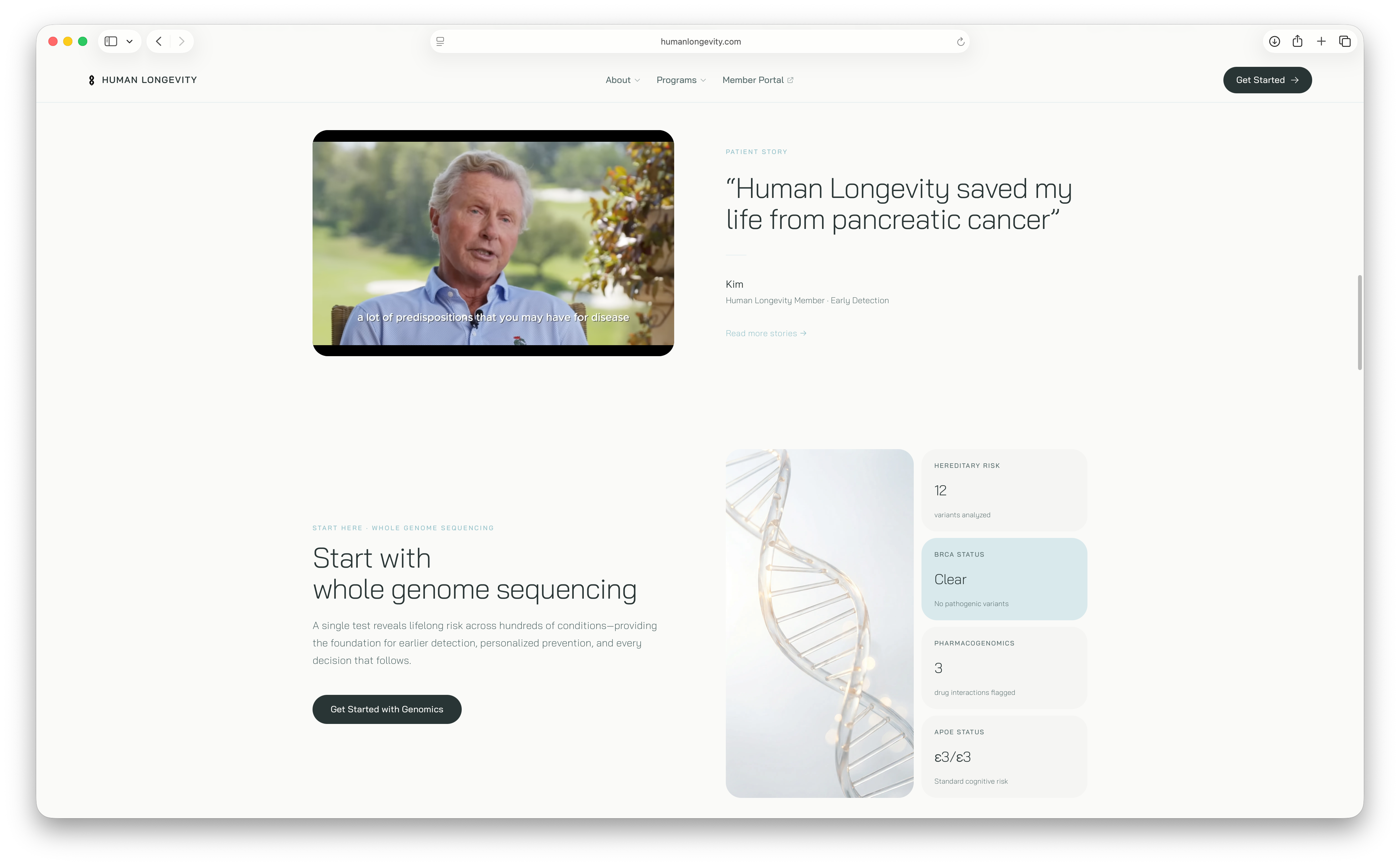 Human Longevity